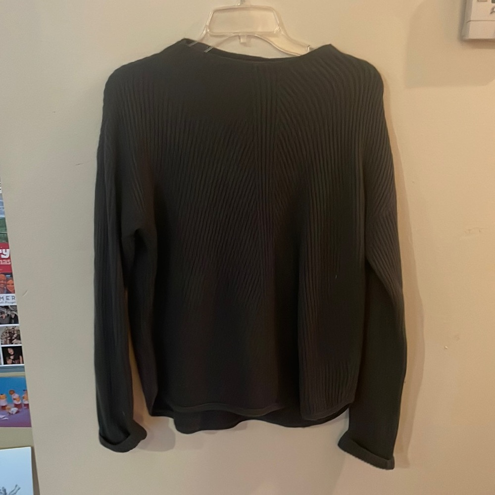 Dark green sweater from Aritizia